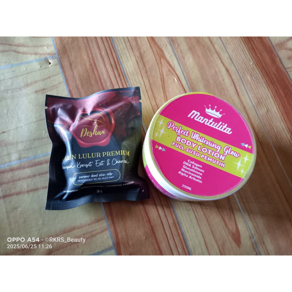 promo paket Hb mantulita 250gr + sabun deshan