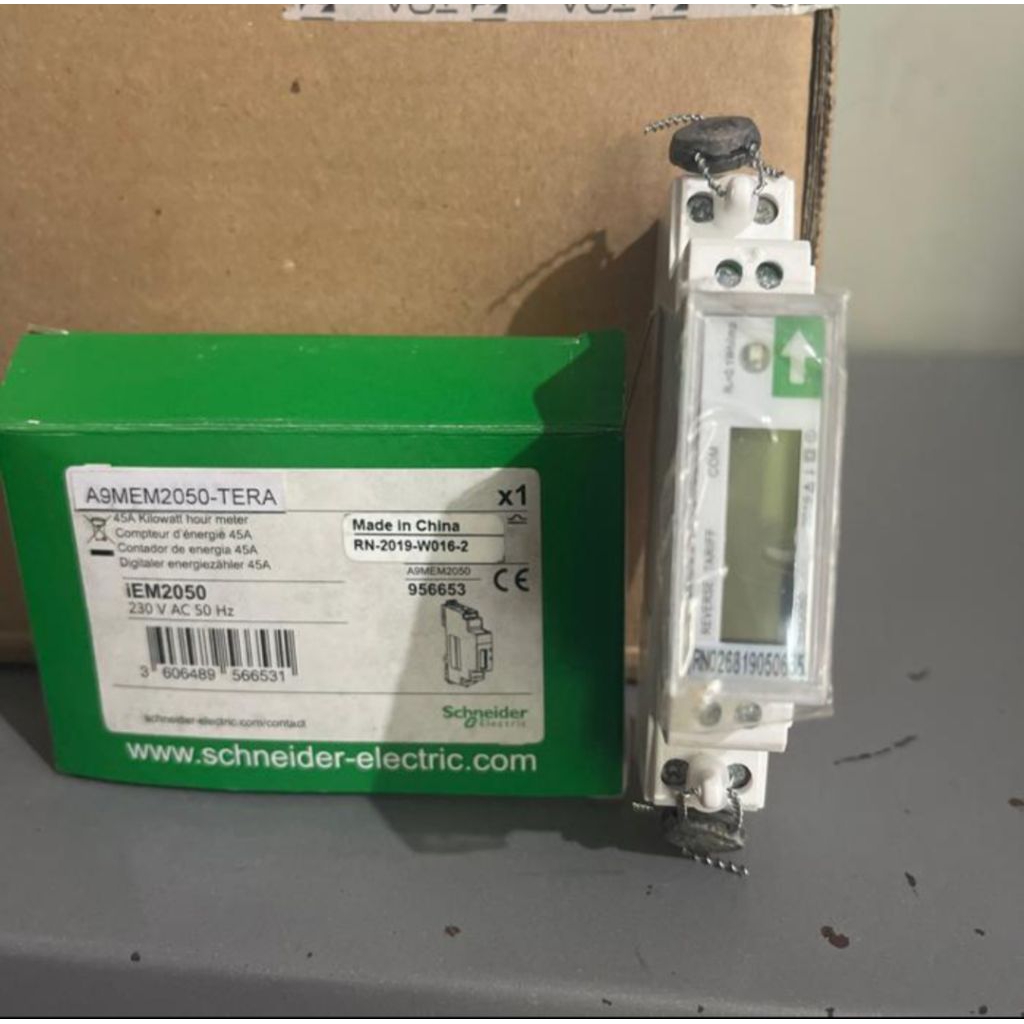 KWH METER SCHNEIDER 1PHASE A9MEM2050-TERA iem2050