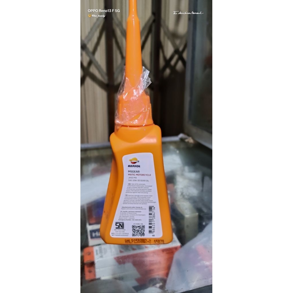 oli gear repsol 120 ml khusus buat motor matic asli ori repsol