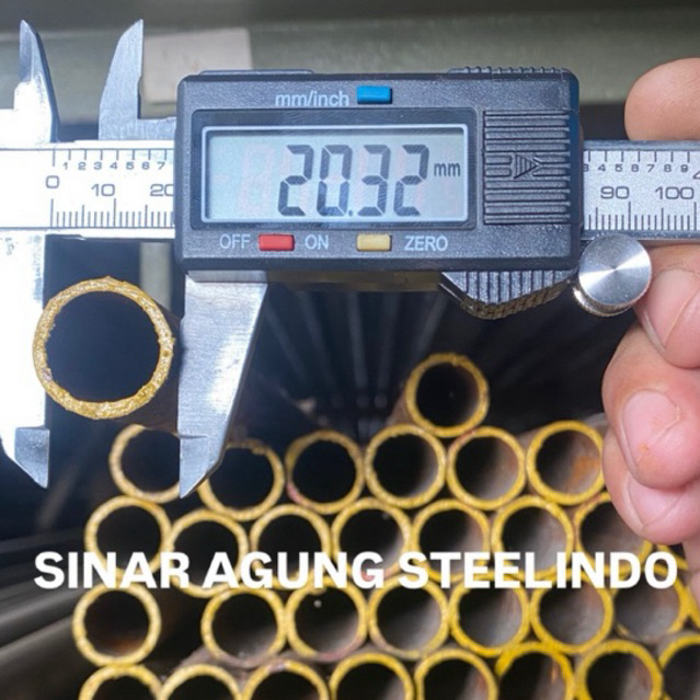 Pipa GALVANIS 1/2 inch x 2,3mm x 6m / Besi Pipa Galvanis 1/2 inci tebal 2,3mm