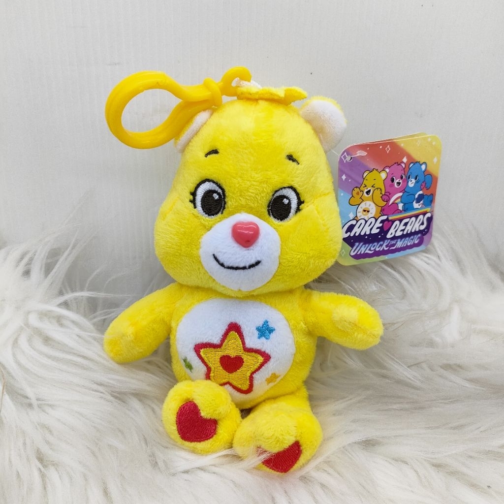 Gantungan Kunci Boneka Care Bears Superstar Bear Ori New Tag Love Bordir Ganci Cb Ori Lucu