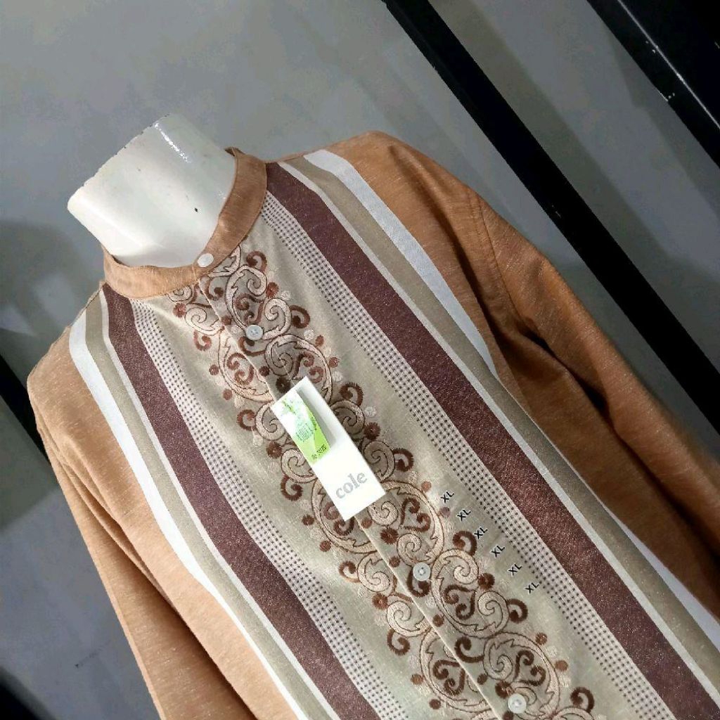 Cole Bordir Koko Lengan Panjang Pria Size XL