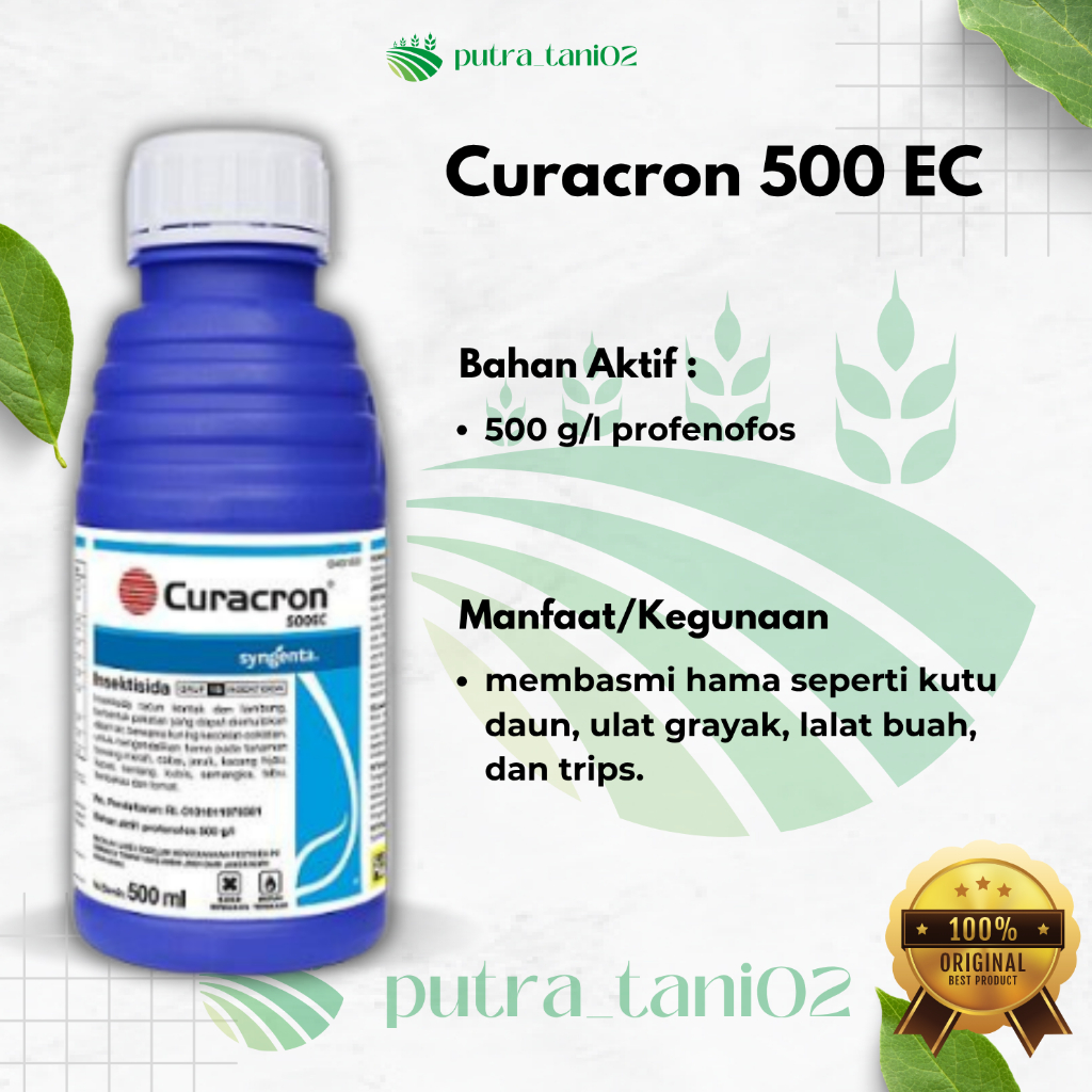 CURACRON 500 EC insektisida Curacron Bahan Aktif Profenofos