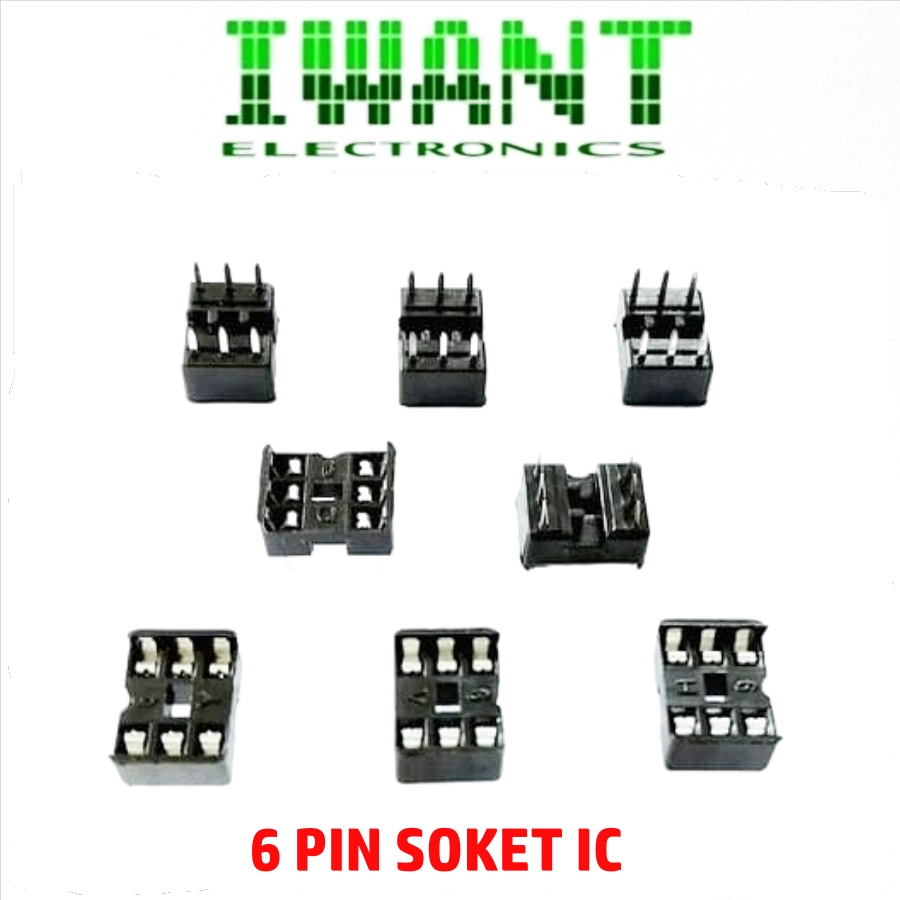 6P 6PIN SOKET IC 6P 6 PIN IC SOKET 6 PIN 2X3 SOCKET 6P 6 PIN DIP SOCKET 6P 6 PIN STANDAR 2.54MM