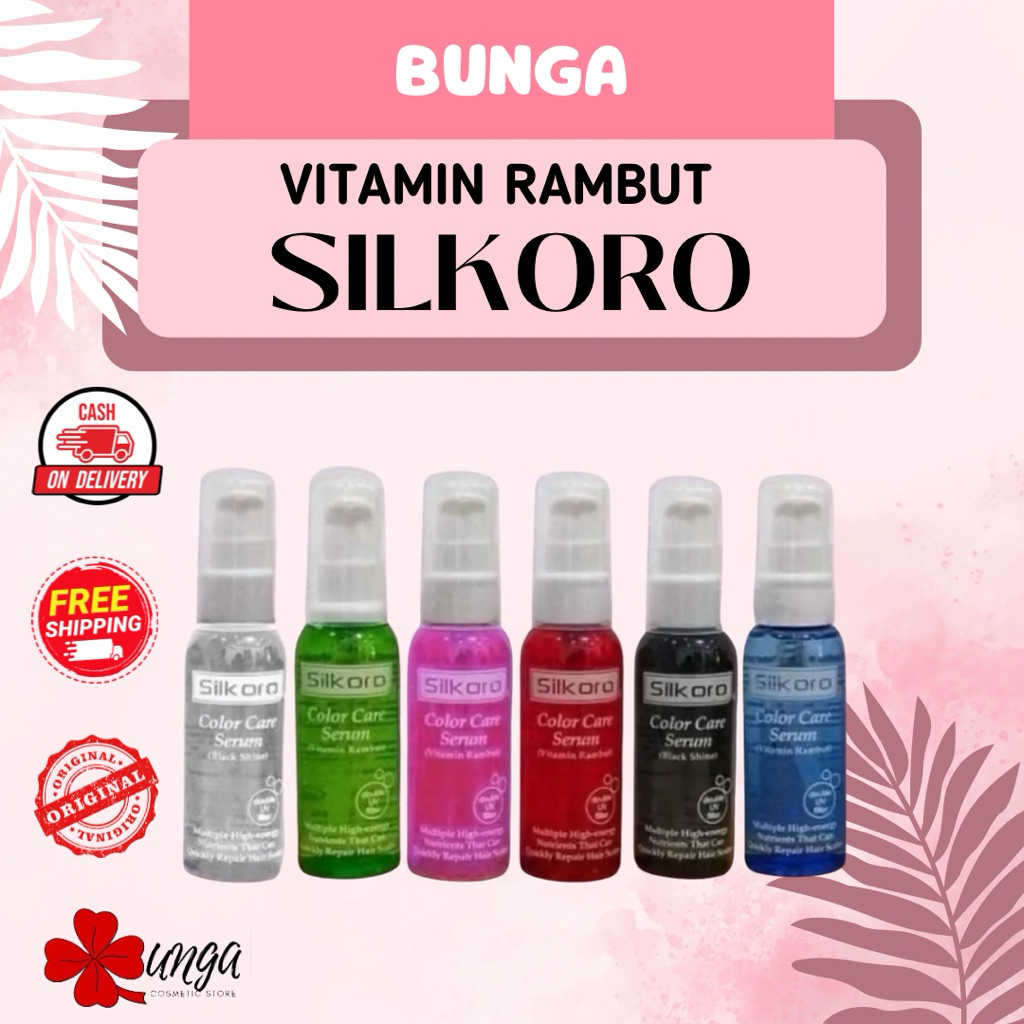BUNGA - Silkoro Vitamin Rambut / Vitamin Rambut Silkoro / Silkoro Hair Vitamin / Silkoro Colour Care