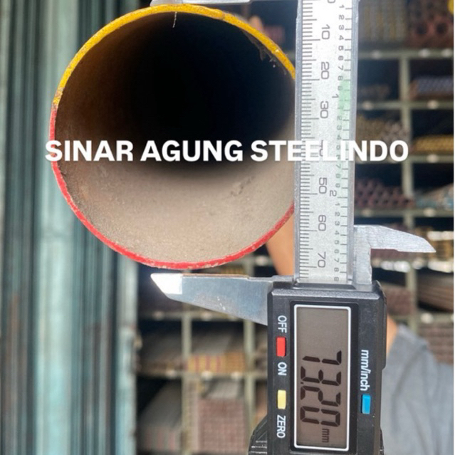 Pipa Galvanis 2 1/2" x 1,3 mm x 6m Pipa GALVANIS 2,5 inch tebal 1,3mm