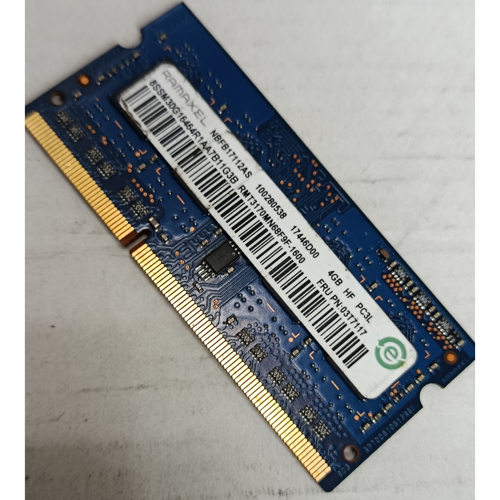 (BEKAS) SODIMM DDR3 4GB LENOVO PC-1600
