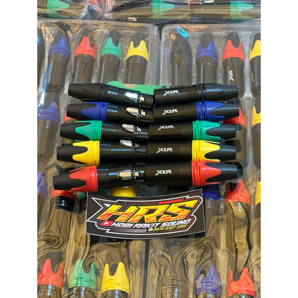 Jack Canon XLR 3 Pin Male / female kualitas bagus Soket Canon male / Female Socket Canon Original