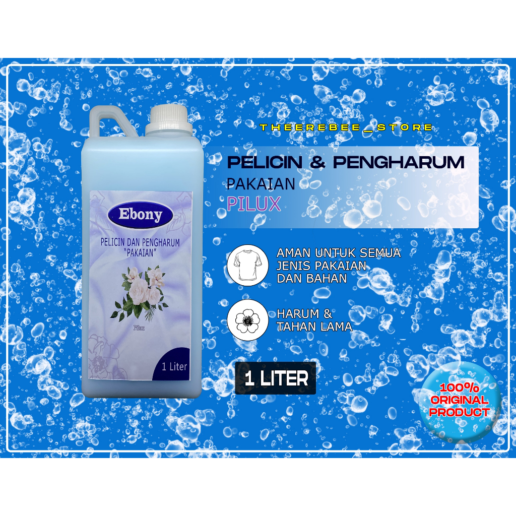 [MURAH] parfum laundry pewangi pelicin pakaian Ebony MOLTO RED 1 liter wangi tahan lama