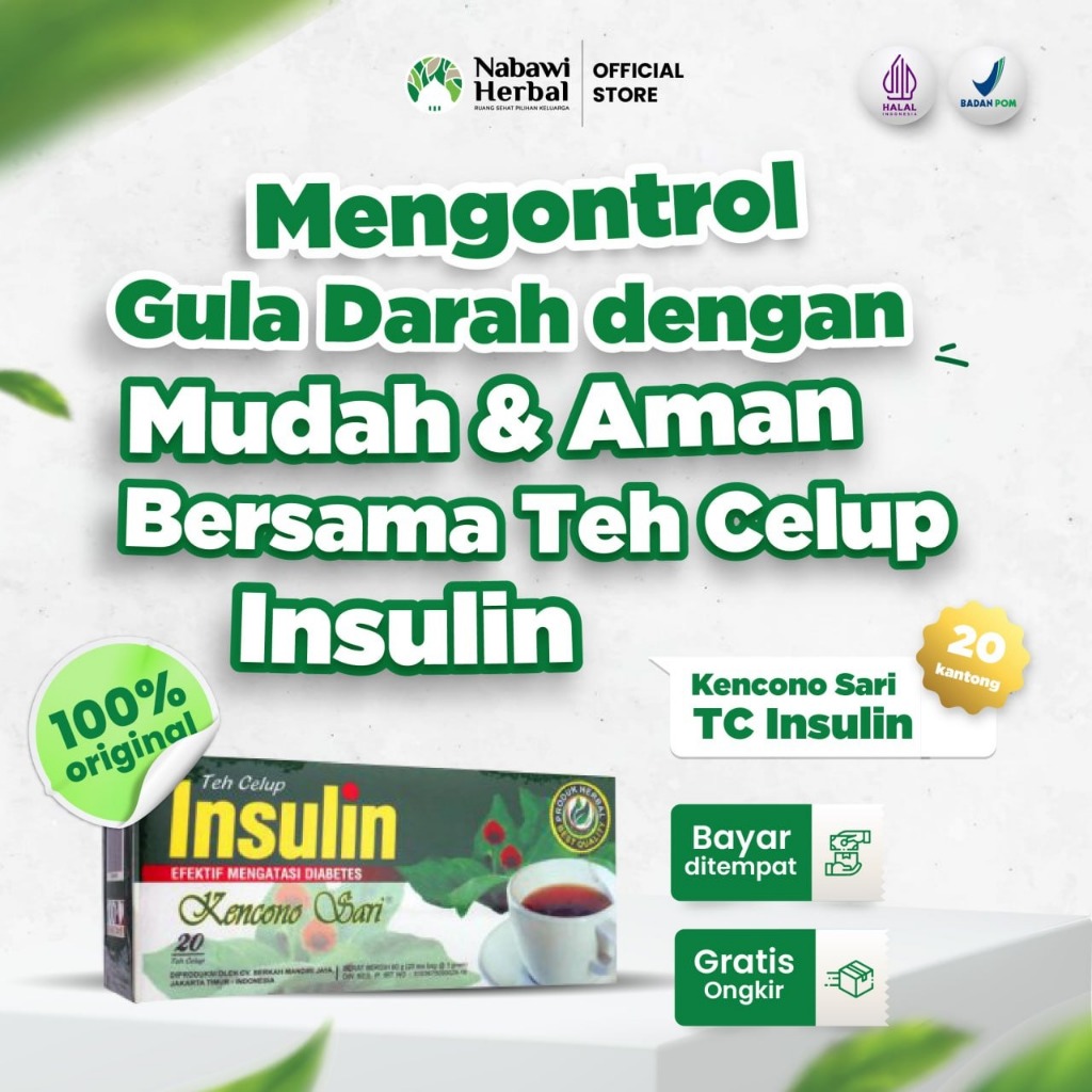 

KENCONO SARI - Teh Celup Insulin Isi 20 Tea Bag