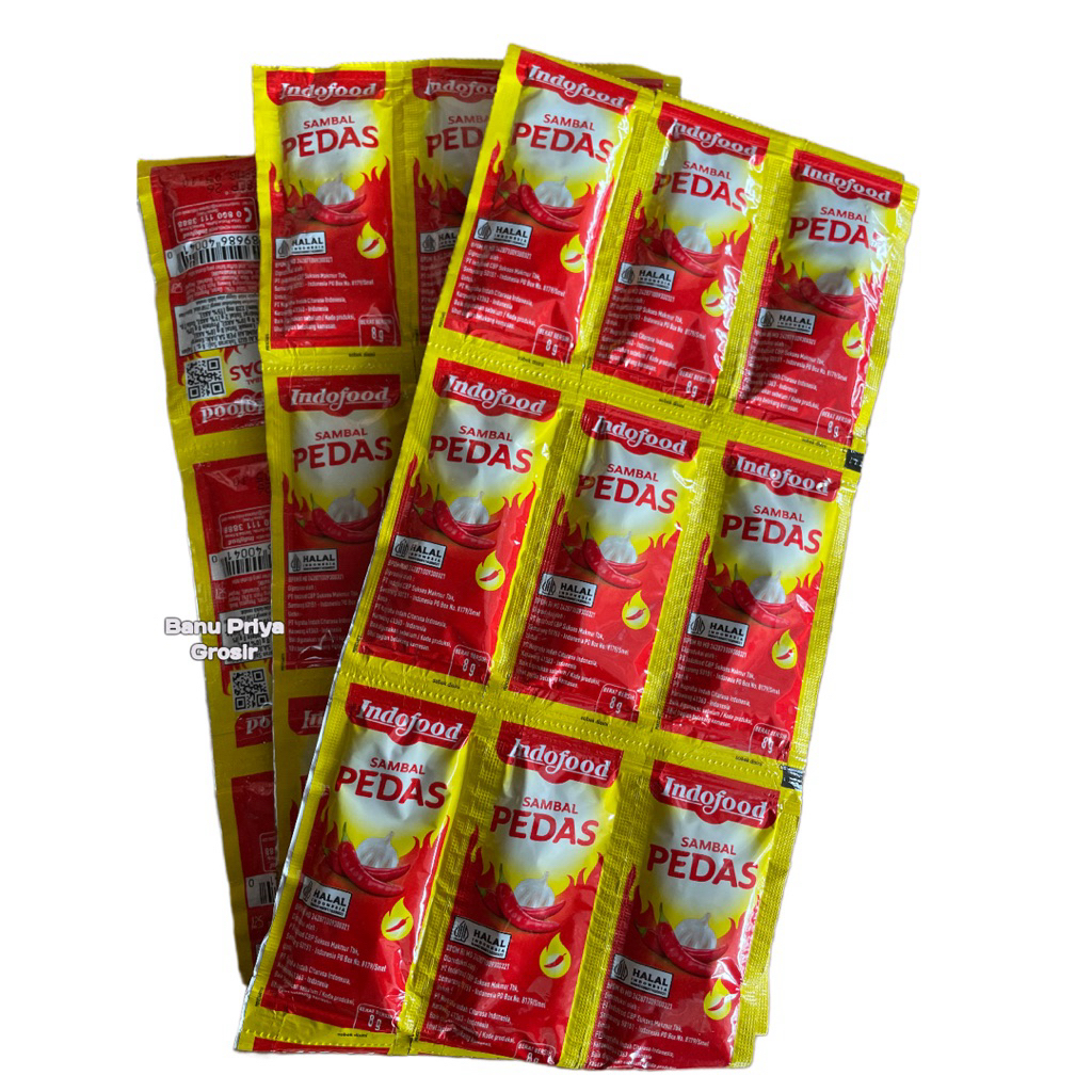 

Sambal Pedas Indofood Sacet 8g ( 36 Sachet )
