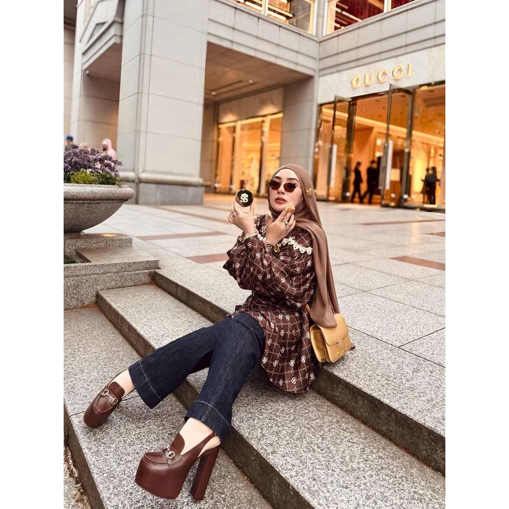 TUNIK MONOGRAM ORI SHELLASAUKIA