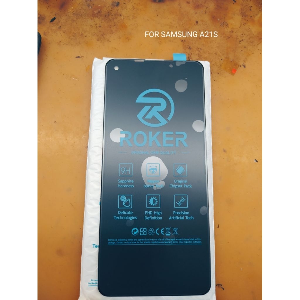 LCD Samsung A21S ORI ROKER