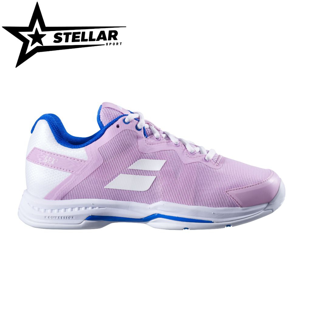 SEPATU TENIS WANITA BABOLAT SFX3 ALL COURT TENNIS SHOES PINK LADY ORI BNIB