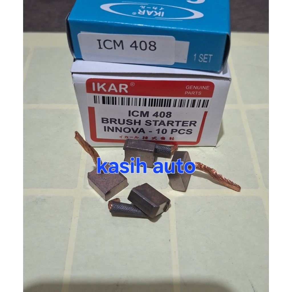 10set carbon brush starter kul cool arang dinamo stater inova innova bensin