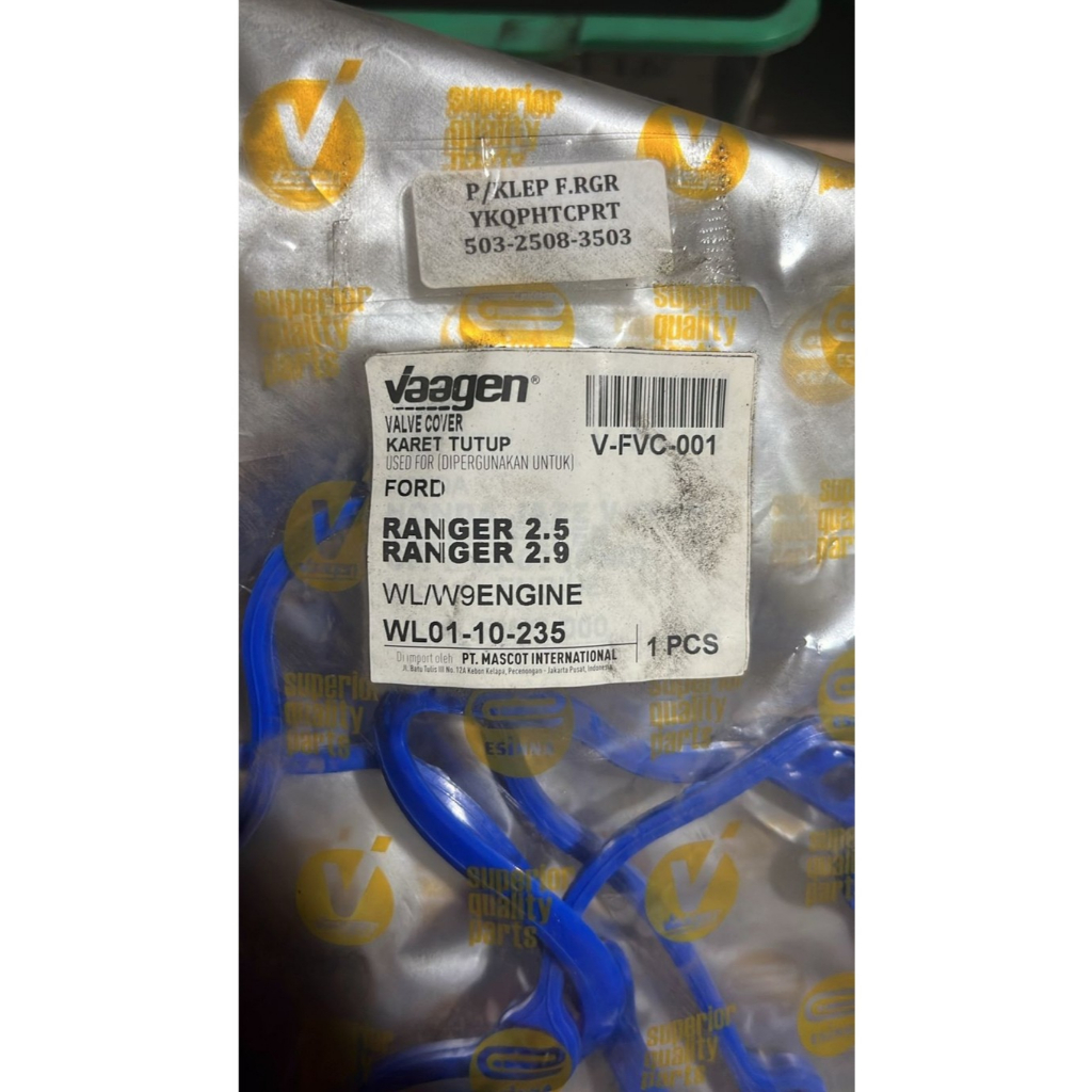 VALVE COVER RANGER 2.5/2.9 VAAGEN-FVC-001