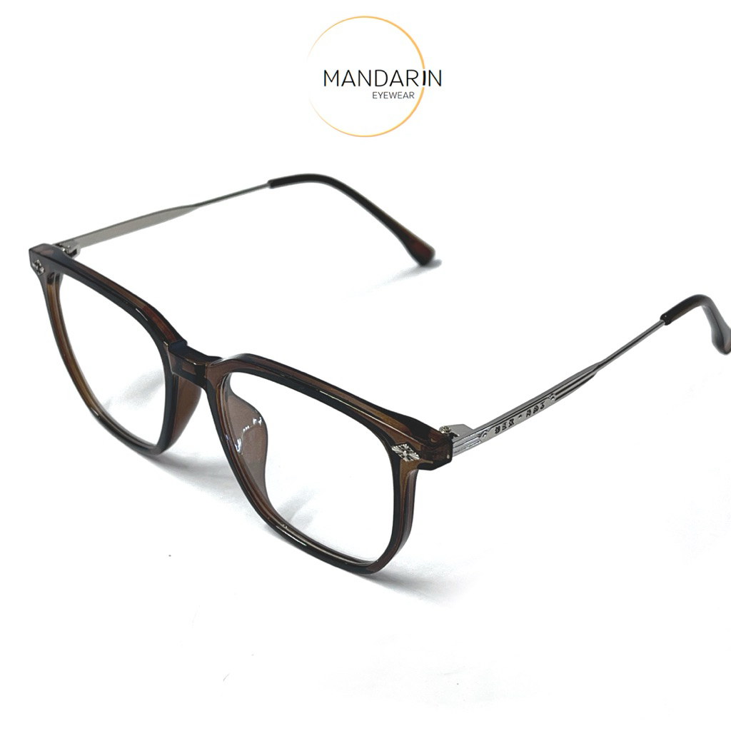 Paket kacamata mines frame premium TR.85011 | Lensa Optik anti radiasi, Blueray, Photochromic | Minu