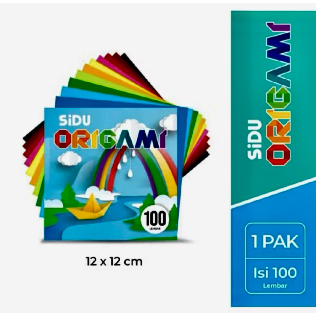 

Kertas Lipat Origami Sidu 12x12cm 100Lembar