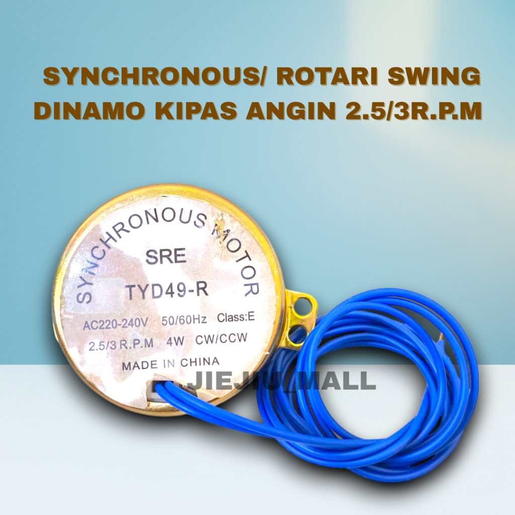 SYNCHRONOUS MOTOR KIPAS ANGIN / ROTARY / SWING 2,5/3 RPM
