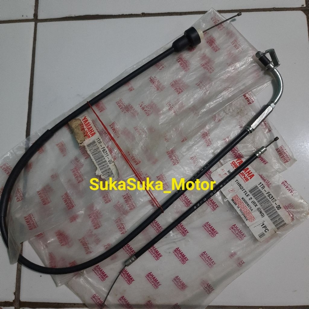Kabel Gas Rx king Rxking Cobra Lama Tua Atas Bawah Ori Ygp NOS | 1TR-F6311-00 1TR-F6312-00