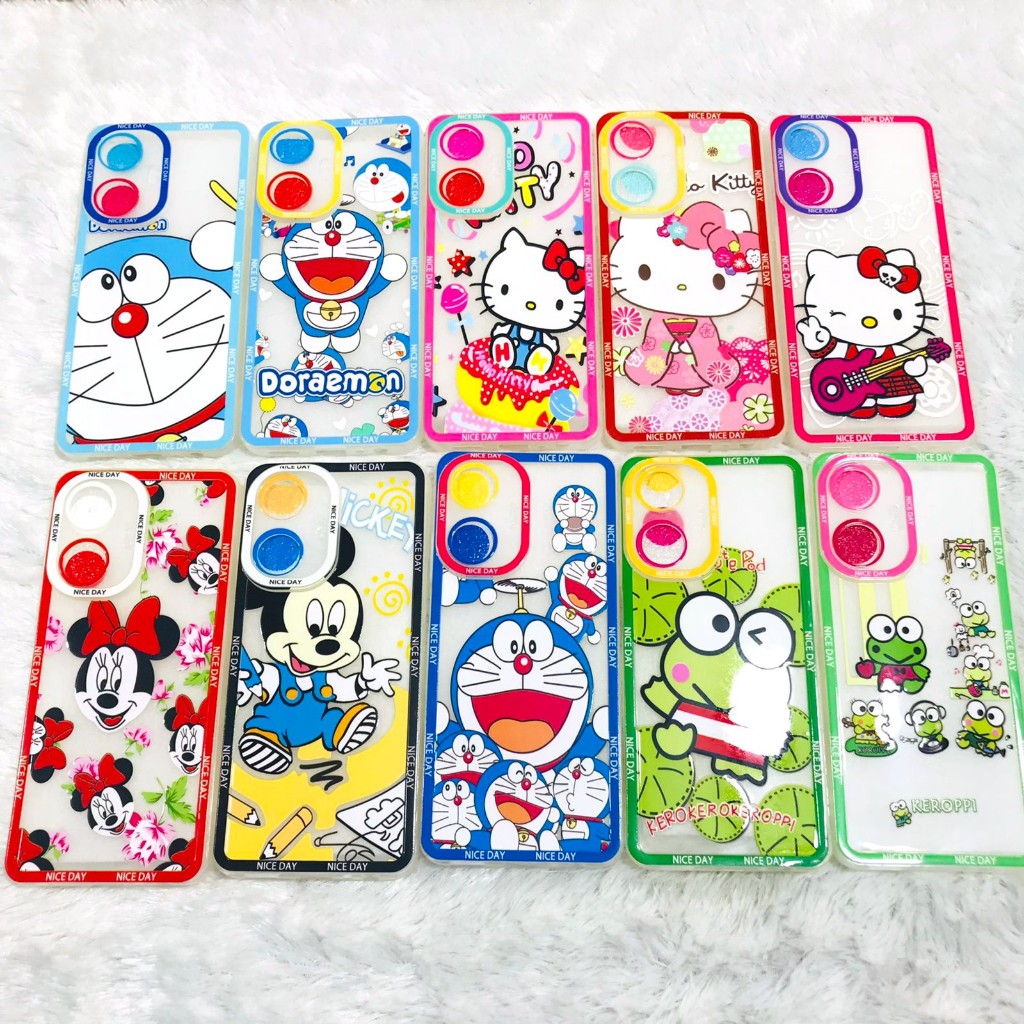 [ GROSIR 10PCS ] SOFTCASE MOTIF DISNEY KARAKTER FOR TYPE INFINIX/SAMSNG/OPP/RLME/RDMI/VIVO MOTIF CLE