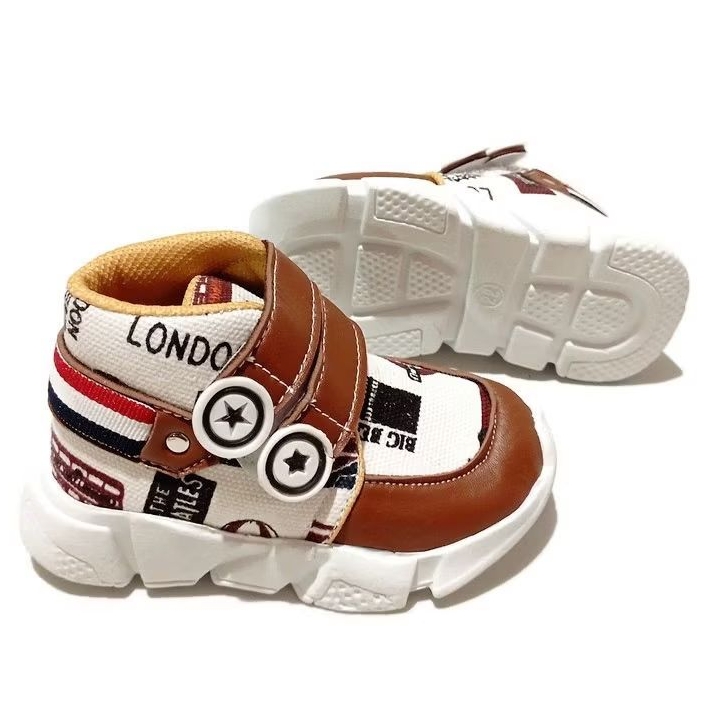 pikoobaby - Sepatu anak laki laki 1 tahun 2 tahun / Sepatu boot anak laki laki 6 12 bulan /Sepatu ba