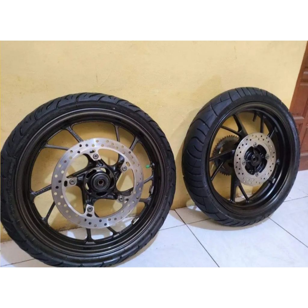 velg pnp tiger revo tirev TANPA Ganti as  velg cb150r new led set lengkap semua