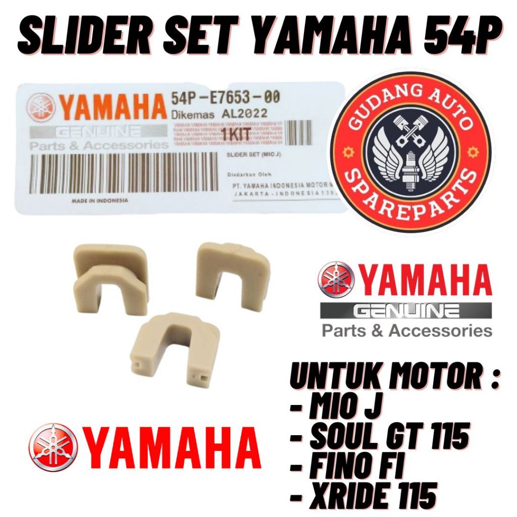 Original YGP Slider Set Yamaha Mio J Soul GT 115 Fino FI X Ride 115 Kode Part 54P