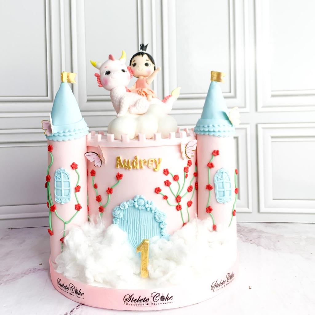 

Kue Ulang Tahun/Birthday cake/Kue Ultah tema Dragon/Kue Birthday Jakarta/Baby Girl Cake