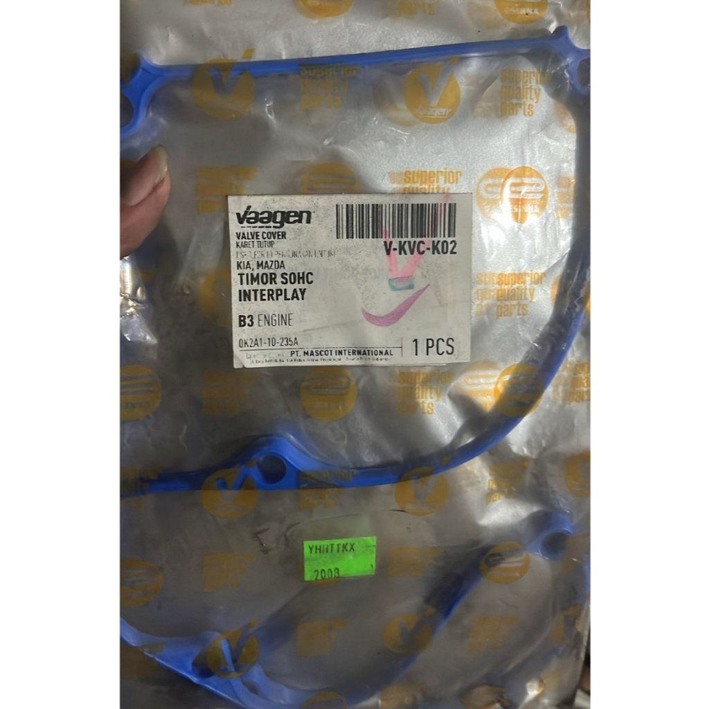 VALVE COVER INTERPLAY/TIMOR SOHC VAAGEN-KVC-K02