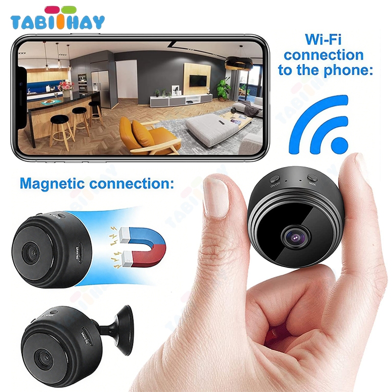 CCTV WiFi Jarak Jauh Lewat HP Wireless A9 Mini Smart Camera Wifi HD 1080P Micro v380 Inframerah Bisa