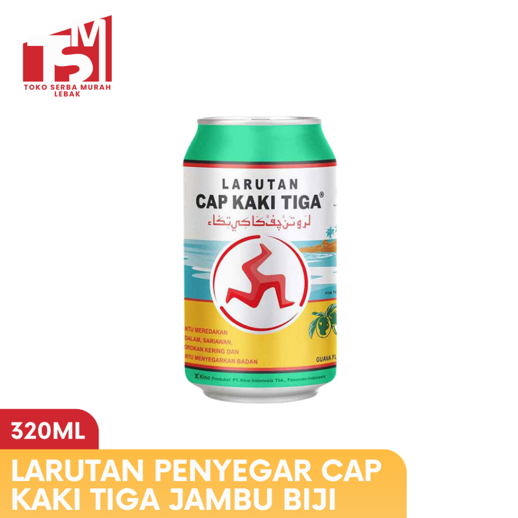 

Larutan Penyegar Cap Kaki Tiga Jambu Biji 320ml