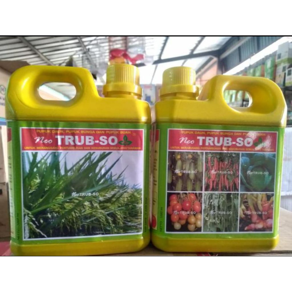 Pupuk Cair Trubuso Trub-so 1 Liter Pupuk Daun Bunga dan Buah POC Pupuk  UD TANI