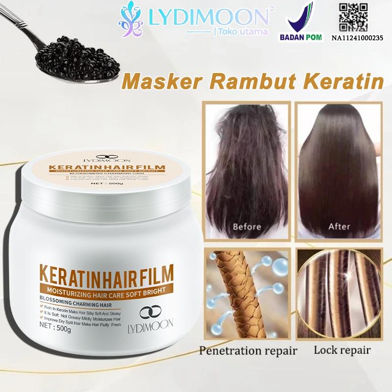 Masker rambut kering dan mengembang Hair masker rambut kering dan rusak Masker rambut keratin 500g K