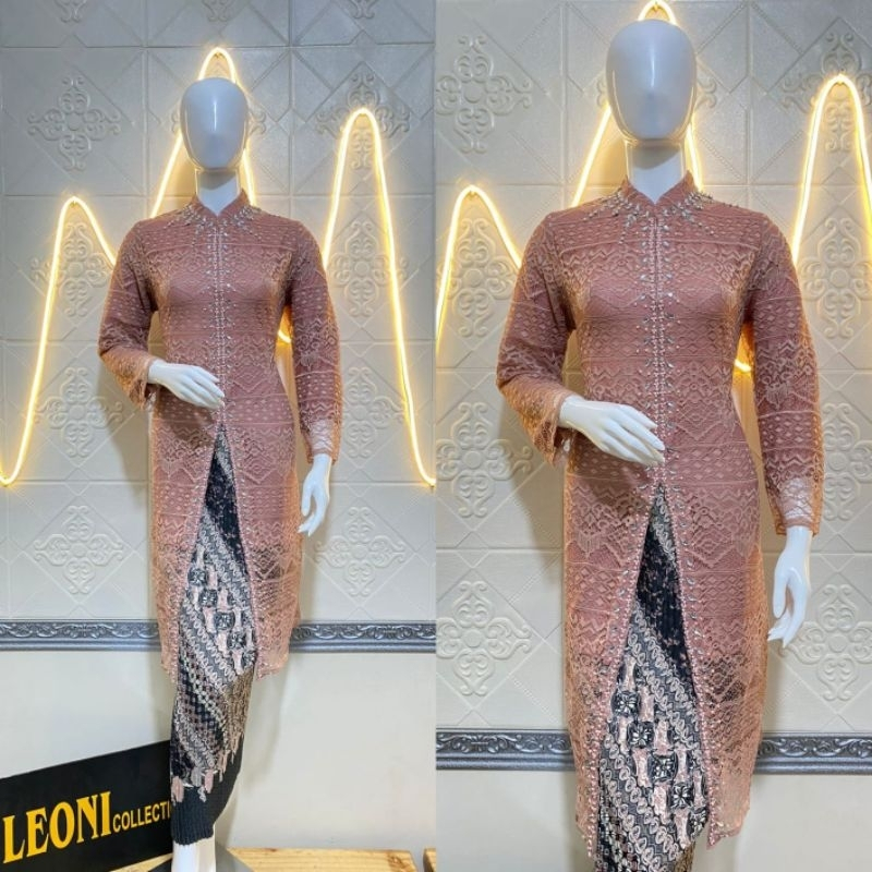 Setelan Kebaya Shanghai Tunik Payet / Kebaya Tunik Payet  / Kebaya / Kebaya Modern / Kebaya Tunic