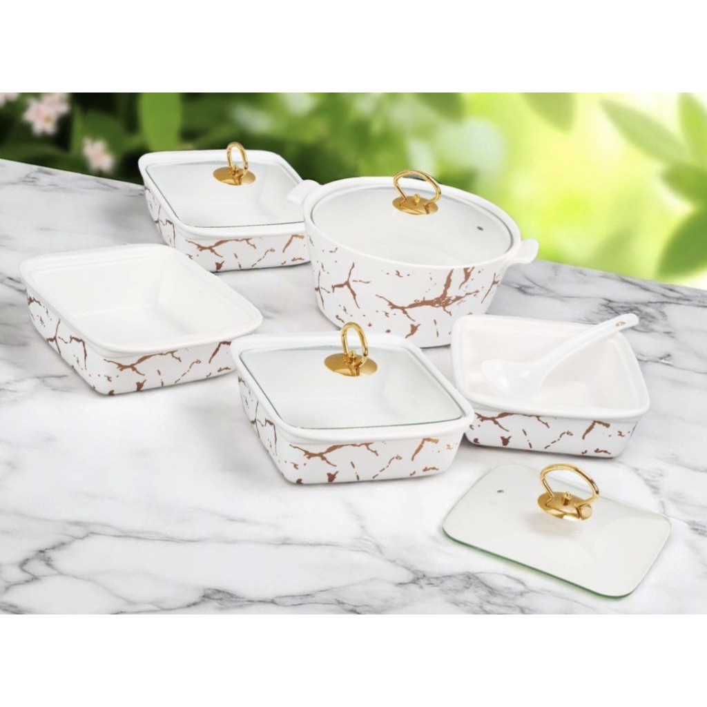 Prasmanan Vicenza motif Marmer Putih Sm89, wadah saji Prasmanan Ivana,  tempat saji dan tempat penyi