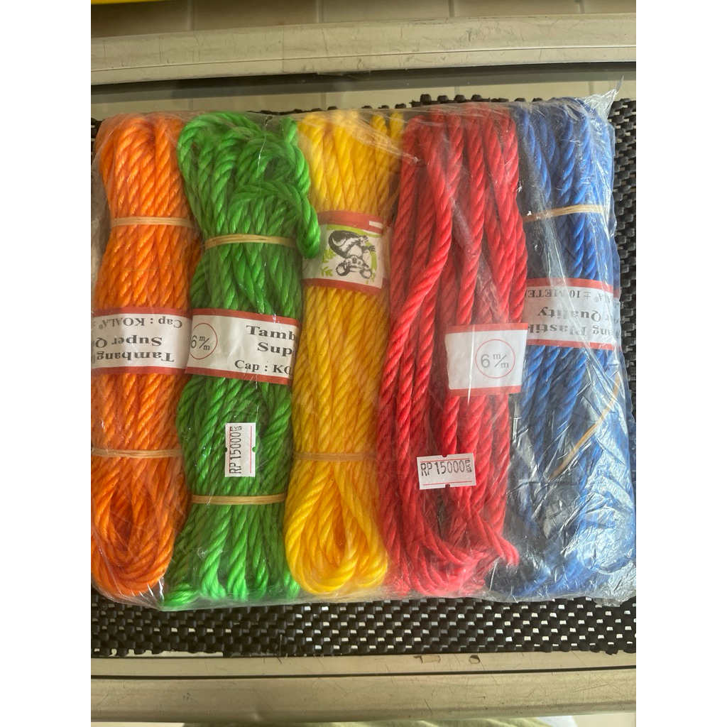 

tali nylon 6mm panjang 10M / tali nylon per pcs
