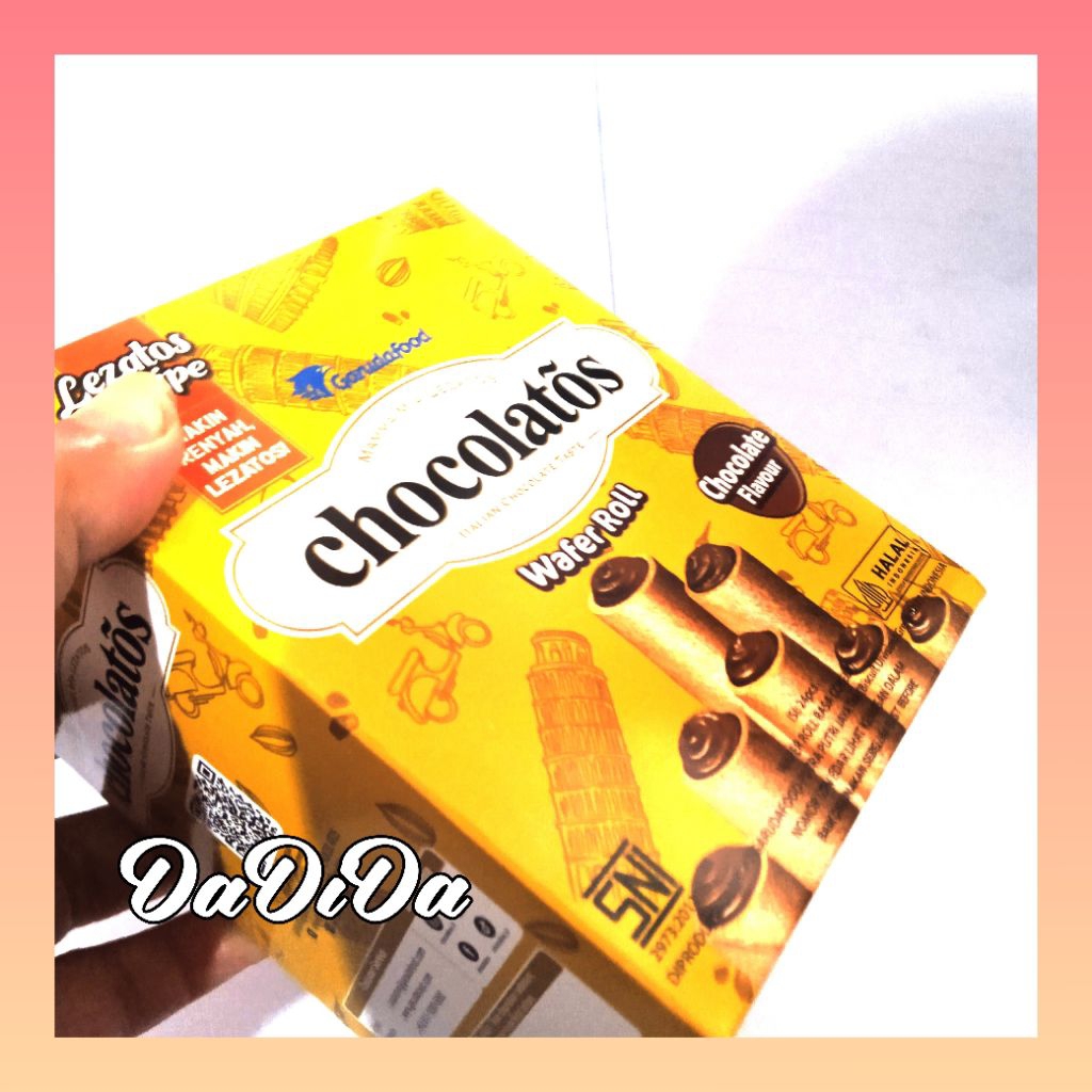 

Chocolatos Wafer Roll Chocolate Flavour isi 24 pcs