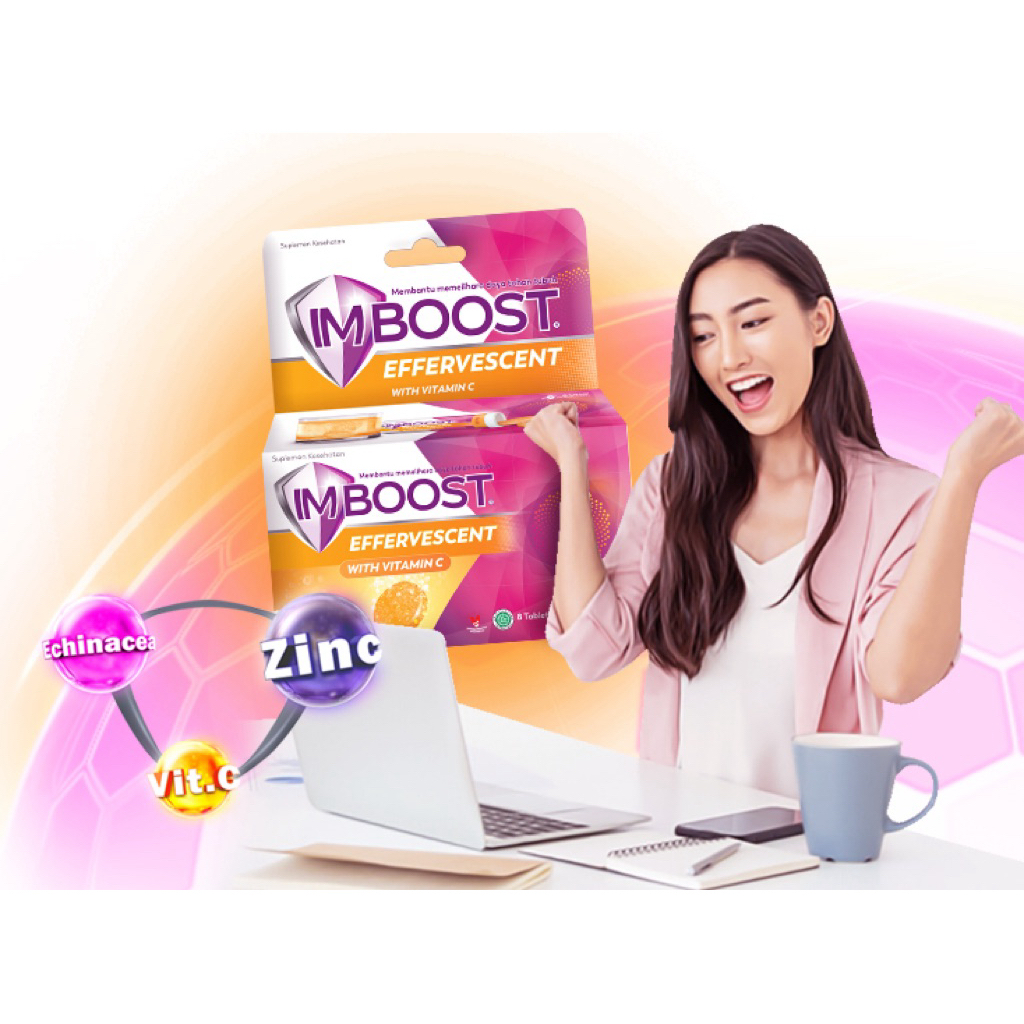 Imboost Effervescent| Imboost tablet seduh |daya tahan tubuh