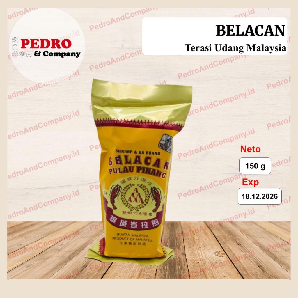 

Belacan Pulau Pinang Shrimp Paste Malaysia 150 gram terasi udang malay