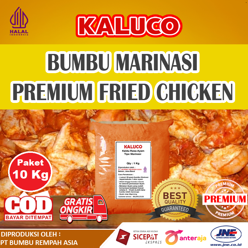 

KALUCO BUMBU MARINASI PREMIUM FRIED CHICKEN SERBAGUNA 1KG