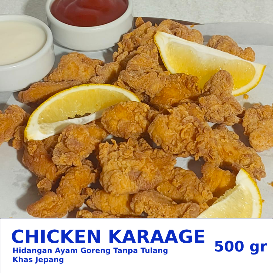 

Chicken Karaage 500gr - LAUK KAYA - Frozen Food - Siap Goreng