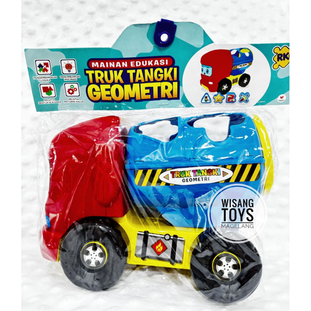 truck tangki geometri | truk tangki geometri | truk geometri | truk trukan geometri | mainan truk ge