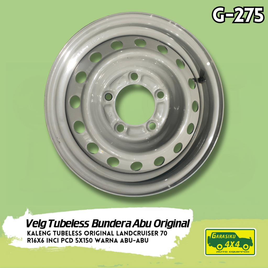VELG BUNDERA ORIGINAL TUBELESS