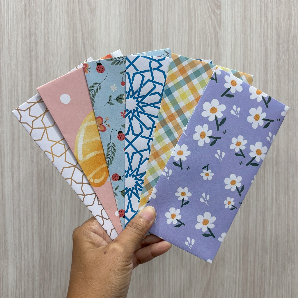 

Per Set Isi 5 Pcs Amplop Uang Panjang Tanpa Perlu Dilipat Motif Aesthetic Random