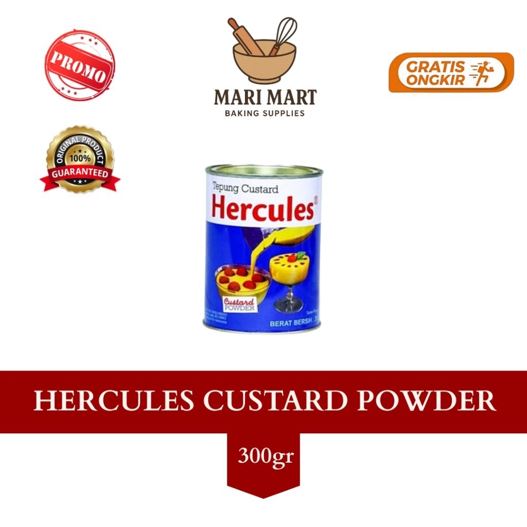 

Hercules Custard Powder / Bubuk Custard Instant 300gr