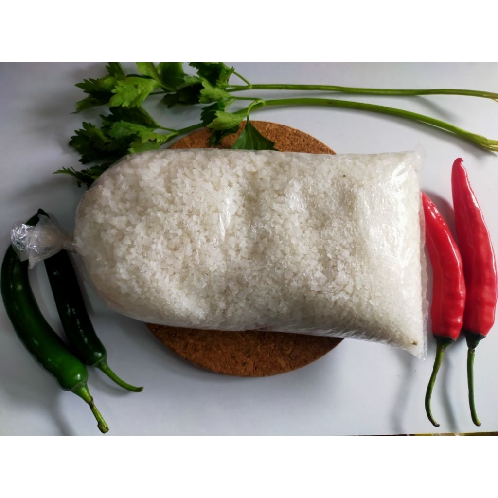 

Garam Kasar Garam Krosok Berat -+ 1 Kg