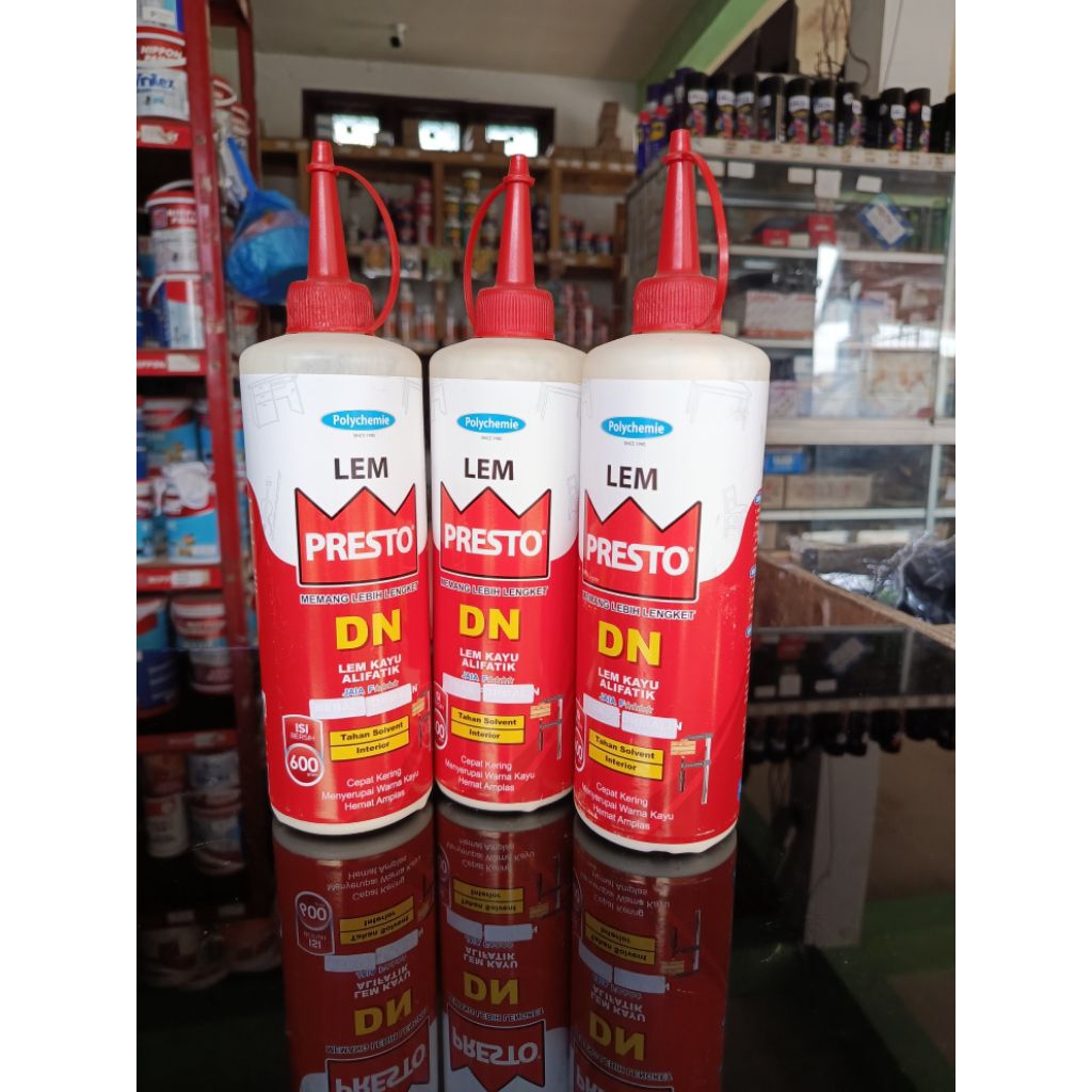 Lem Presto DN 600gr, Lem Kayu Triplek berkualitas