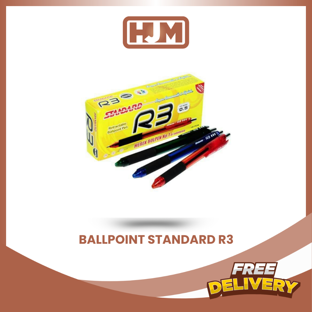 

BALLPOINT R - 3 STANDARD PULPEN