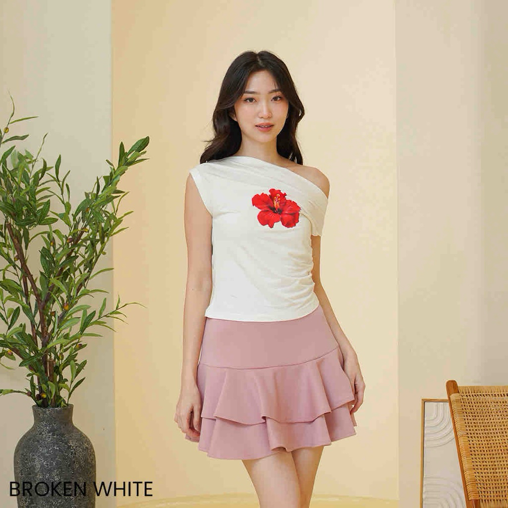 Juno Baju Mahalini - Asymetri Top Rayon Alona